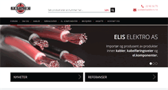 Desktop Screenshot of eliselektro.no